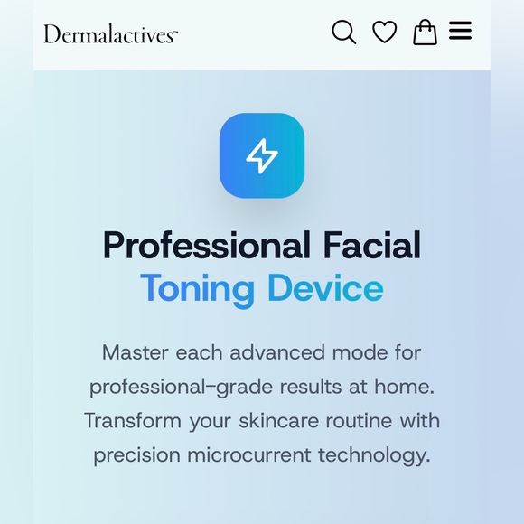 DERMALACTIVES MICROCURRENT FACIAL TONING DEVICE - BRAND NEW in a SEALED box! - Picture 10 of 15